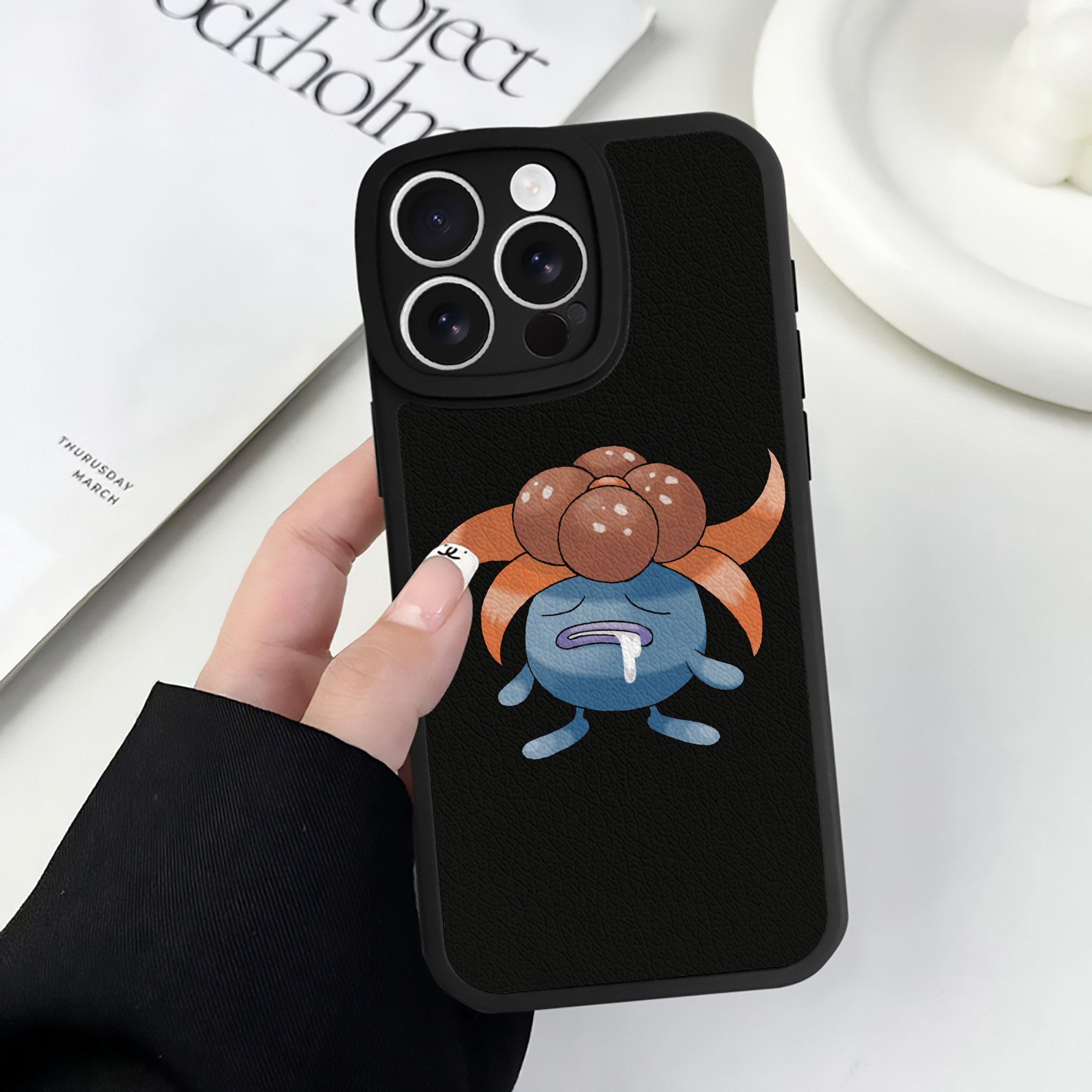 （画像用） ポケットモンスター Pokémon 【iPhone 16シリーズ対応】シリコンスマホケース（レザー調） 材質：シリコン